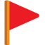 triangular_flag_on_post